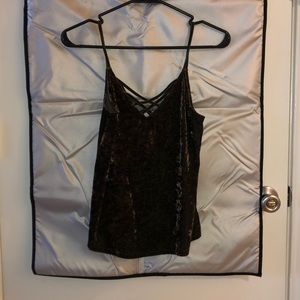 Velvet green tank